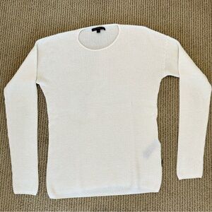John Varvatos USA crew neck cotton sweater. XL. Cream-white.